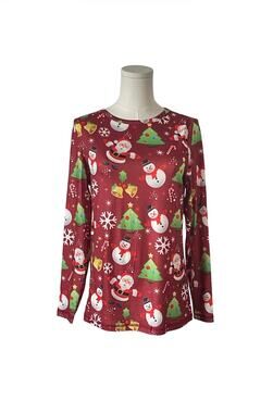 New Automet Christmas Long Sleeves
Top Size Small